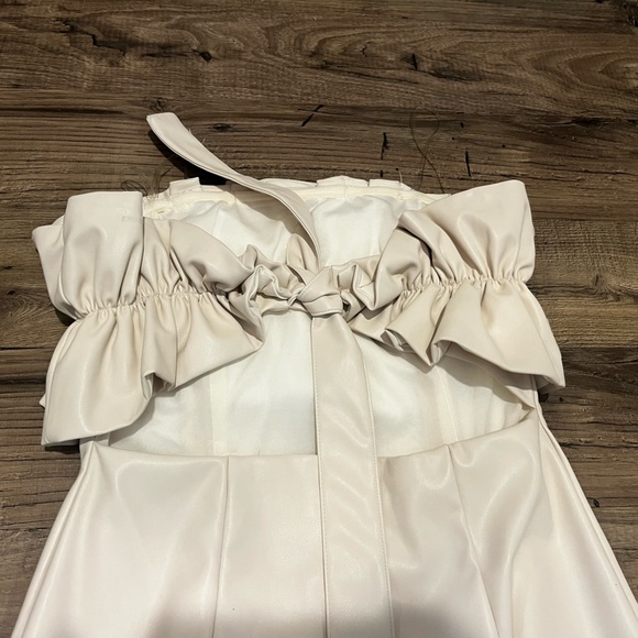 DO+BE Beige Ruffle Mini Dress - Picture 13 of 16